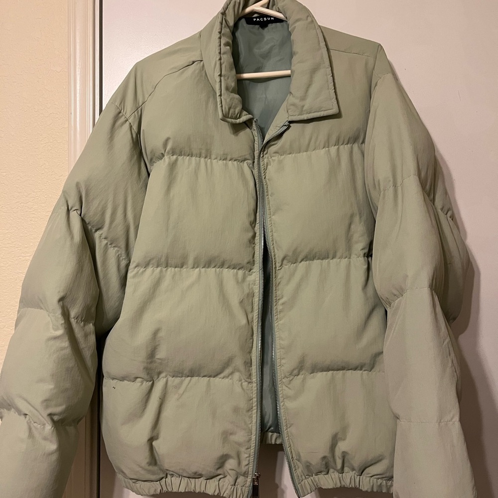 Green Puffer Jacket